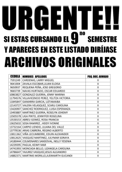 Listado-9no Semestre