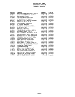 listado electoral elecciones 2015-2018 hidroven caracas cedula