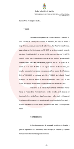 Caso &Aacute;ngeles Rawson: fundmentos de la sentencia