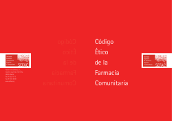 C&oacute;digo &Eacute;tico de la Farmacia Comunitaria C&oacute;digo &Eacute;tico de la