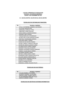 TECNOLOGO EN CONTABILIDAD FINANCIERA No. Nombres y
