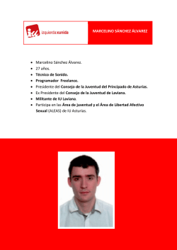 MARCELINO S&Aacute;NCHEZ &Aacute;LVAREZ &bull; Marcelino S&aacute;nchez &Aacute;lvarez