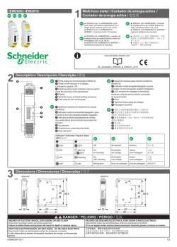 iEM2000 / iEM2010 Watt-hour meter / Contador de energ&iacute;a activa