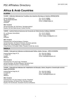 Affiliates Directory