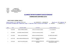 alumnos definitivamente seleccionados formacion continua 2015