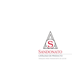 Cat&aacute;logo tanques de transporte de leche 2015