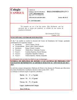 Colegio Canigu&aacute;