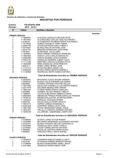 INSCRITOS POR PER&Iacute;ODOS