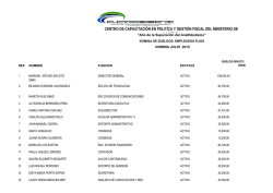 Julio - Centro de Capacitaci&oacute;n en Politica y Gesti&oacute;n Fiscal