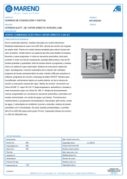 mcve024s hornos de convecci&oacute;n y mixtos hornos elett. de vapor