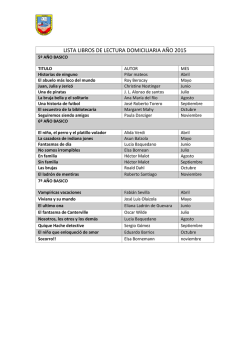 lista libros - Escuela Rep&uacute;blica Argentina
