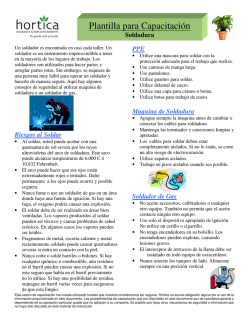 Plantilla para Capacitaci&oacute;n