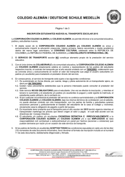COLEGIO ALEM&Aacute;N / DEUTSCHE SCHULE MEDELL&Iacute;N