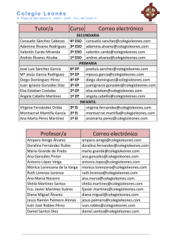 Profesores - Colegio Leon&eacute;s
