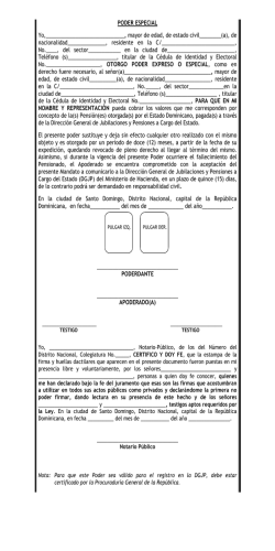 MODELO Poder Legal Con Testigos