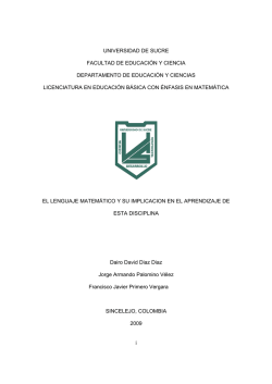 el lenguaje matematico y su aplicacaion en esta