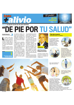 &ldquo;DE PIE POR TU SALUD&rdquo;