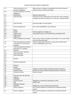 etiquetas y abreviaturas ris