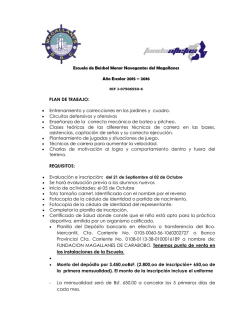 Escuela de Beisbol Menor Navegantes del Magallanes A&ntilde;o Escolar
