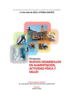 NUEVOS DESARROLLOS EN ALIMENTACI&Oacute;N, ACTIVIDAD F&Iacute;SICA