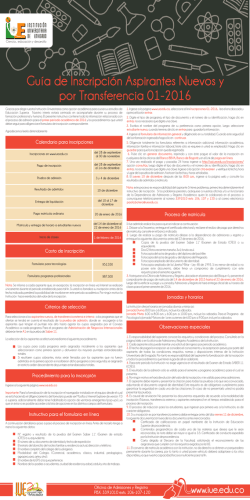 Gu&iacute;a Aspirantes Nuevos - Instituci&oacute;n Universitaria de Envigado