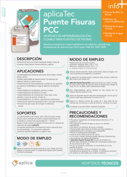 aplicaTec Puente Fisuras PCC
