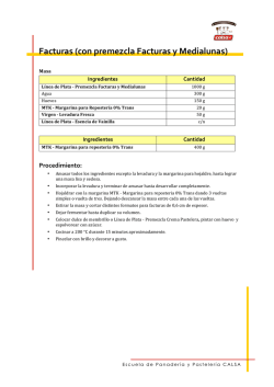 Facturas (con premezcla Facturas y Medialunas)