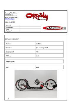 DETALLES DEL CLIENTE - Oracing wheelchairs