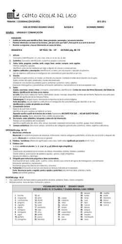 GU&Iacute;A - Centro Escolar del Lago