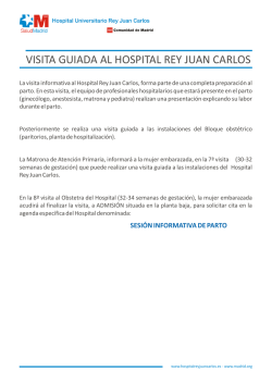 Visita Guiada al Hospital467 KB - Hospital Universitario Rey Juan
