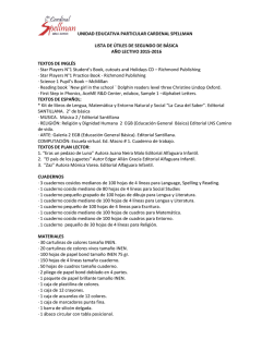 Segundo de B&aacute;sica - Unidad Educativa "Cardinal Spellman Girl`s