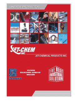 lista de precios jet chem