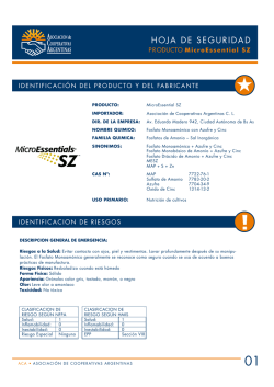 Hoja de Seguridad