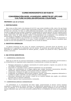 INGLES CONVERSACION AVANZADO