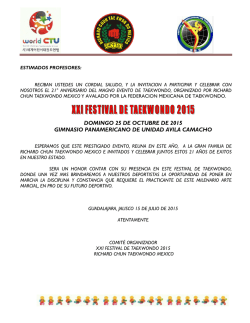 Descarga - XXI Festival de Taekwondo 2015