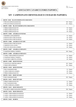 resultados xiv concurso