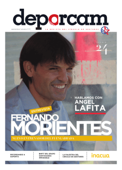 ENTREVISTA NUEVO ENTRENADOR DEL