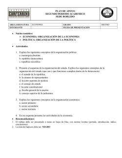 Econom&iacute;a 10&deg; y 11