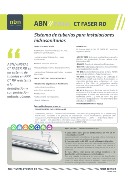 Ficha T&eacute;cnica ABN INSTAL CT FASER RD