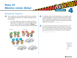 Tema 29 M&aacute;ximo com&uacute;n divisor