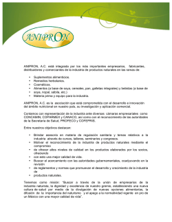 ANIPRON, A.C. est&aacute; integrada por los m&aacute;s importantes empresarios