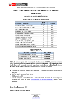 Atendiendo los requisitos especificados en los t&eacute;rminos de