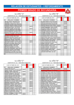 PRIMER GRADO DE SECUNDARIA