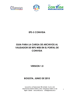 eps-s convida guia para la carga de archivos al validador de rips