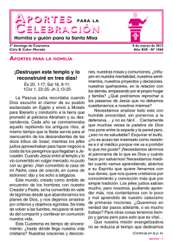 APORTES CELEBRACI&Oacute;N APORTES CELEBRACI&Oacute;N