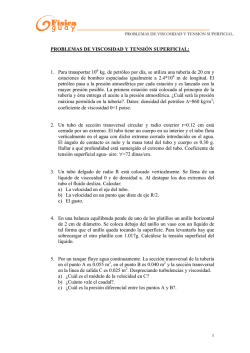Viscosidad y Tensi&oacute;n Superficial