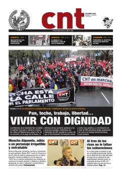 Pan, techo, trabajo, libertad&hellip;