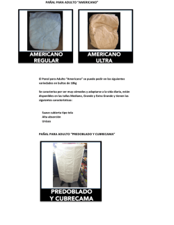 pa&ntilde;al para adulto &ldquo;americano&rdquo;