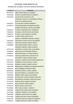 COLEGIO JUAN MONTALVO - Luis Napol&eacute;on Dillon