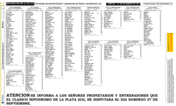INSCRIPTOS 1 - Hip&oacute;dromo de La Plata